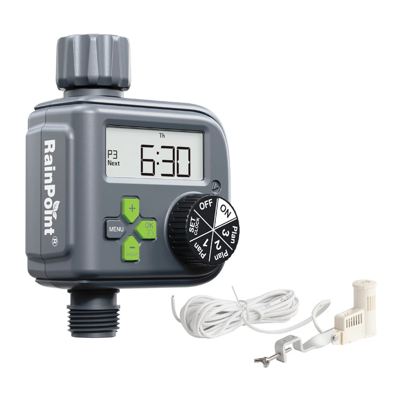 RainPoint Rain Sensor Irrigation Controller 8 Zones Wi-Fi Smart Sprinkler Timer