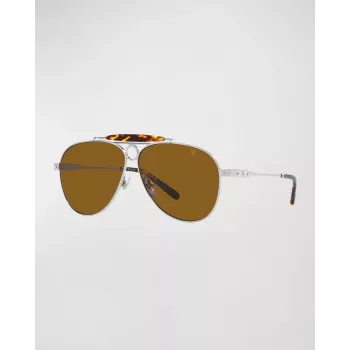 RALPH LAUREN MAN RL70789001336 Sunglasses Matte Black Grey Gradient 61/18/137 mm