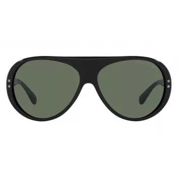RALPH LAUREN RL8194-500171 Sunglasses Men's Black Acetate Grey Polycarbonate 60/13/135 mm