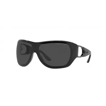 Ralph Lauren Women's Cat Eye Sunglasses RL8189Q500187 Shiny Black Grey 54mm