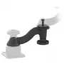 RAM Mounts RAM-109-1AU Single Swing Arm Extension for RAM Tele-Pole Systems, 10-Inch, Black, Unpackaged