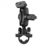 RAM Mounts RAM-B-149ZU-A U-Bolt Mount Short with B Size Ball for 0.5–1.25 in. Rails, Black