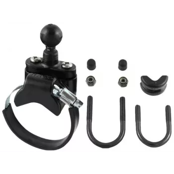RAM MOUNTS RAM-B-231Z-2U Base with U-Bolt & UTV Strap - Black