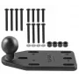 RAM MOUNTS RAM-B-346U Reservoir Cover Side Ball Mount for Motorcycles and ATVs