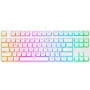Rampage Ghost TKL Mechanical Keyboard Huano Red Switch White