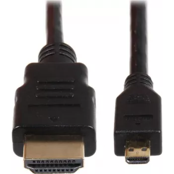 Raspberry Pi Micro HDMI to HDMI Cable 2.0 4K 60Hz 3m Pi 4 (K-1481-3M)