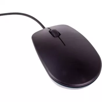 Raspberry Pi Official Mouse (Black/Grey) - Ambidextrous Wired Optical USB Mouse, 1000 DPI, 3 Buttons, Scroll Wheel, Plug & Play for Raspberry Pi, PC, Mac