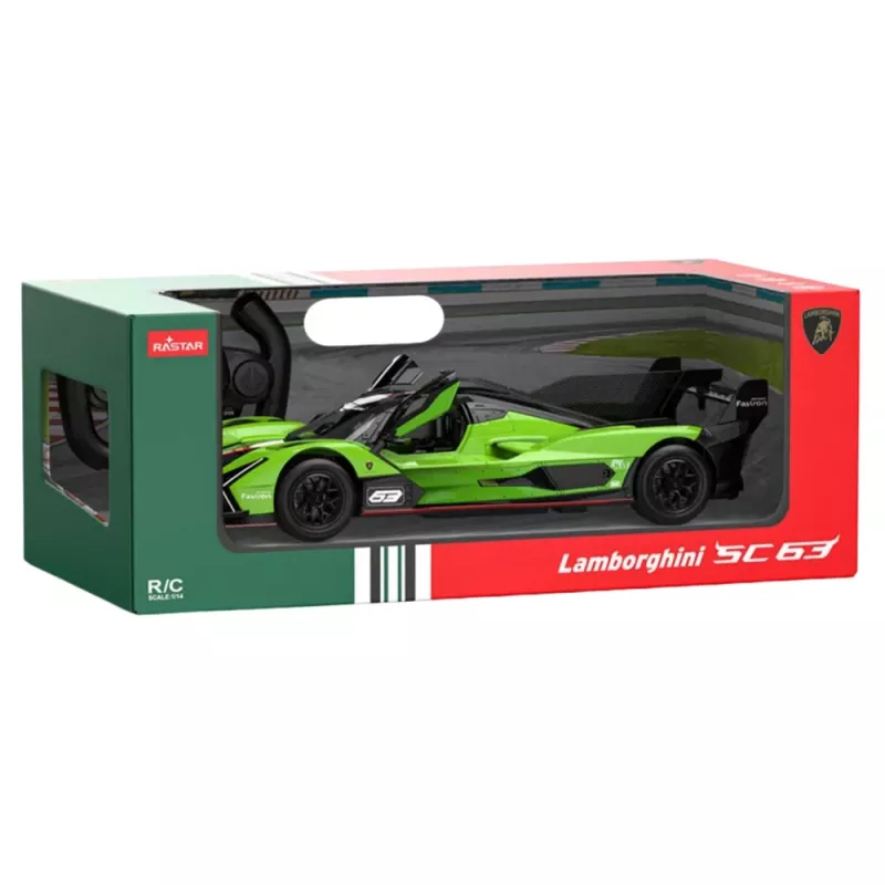 Rastar Lamborghini SC63 Remote Controlled RC Race Car Green 1:14