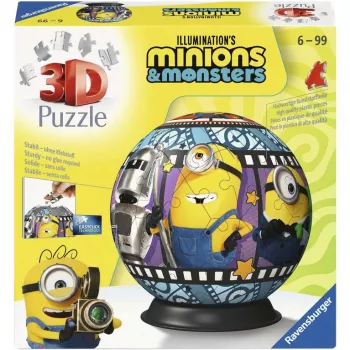 RAVENSBURGER 3D Puzzleball Minions 3 - 72 Pieces
