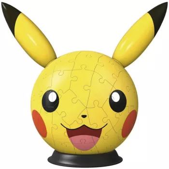 Ravensburger 3D Puzzleball Pokémon Pikachu with Ears - 54 Pieces