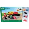 RAVENSBURGER BRIO World Freight Train Set with Color-Changing Lights