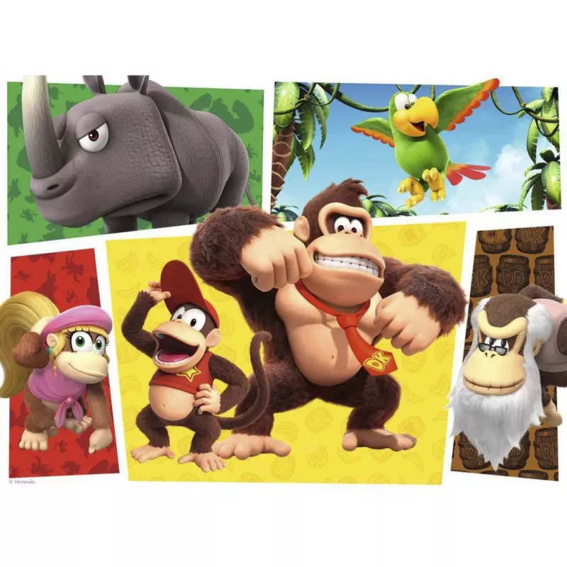 Ravensburger Children's Puzzle Nintendo Super Mario - The Monkeys Are Loose! (100 Pieces)