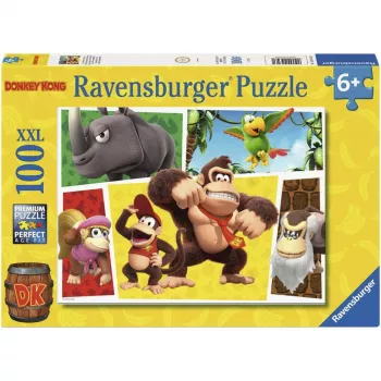 Ravensburger Children's Puzzle Nintendo Super Mario - The Monkeys Are Loose! (100 Pieces)