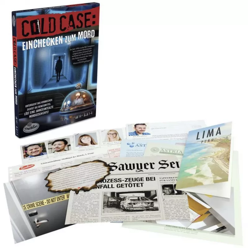 RAVENSBURGER Cold Case: Einchecken zum Mord Cooperative Detective Game