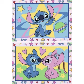 RAVENSBURGER CreArt Junior - Stitch & Angel Painting by Numbers Kit