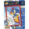 Ravensburger CreArt - Rasender Sonic Painting by Numbers Kit