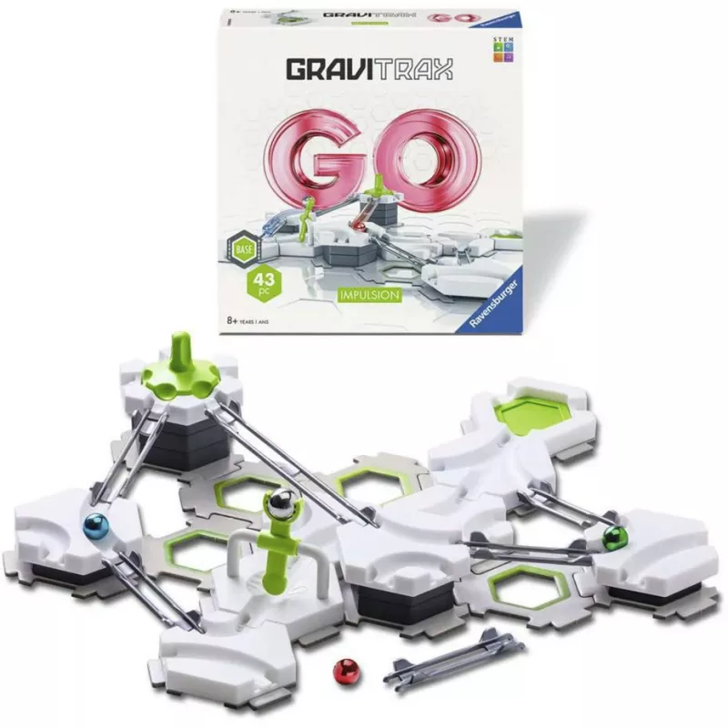 Ravensburger GraviTrax GO Impulsion Marble Run Expansion Set (25 Pieces)