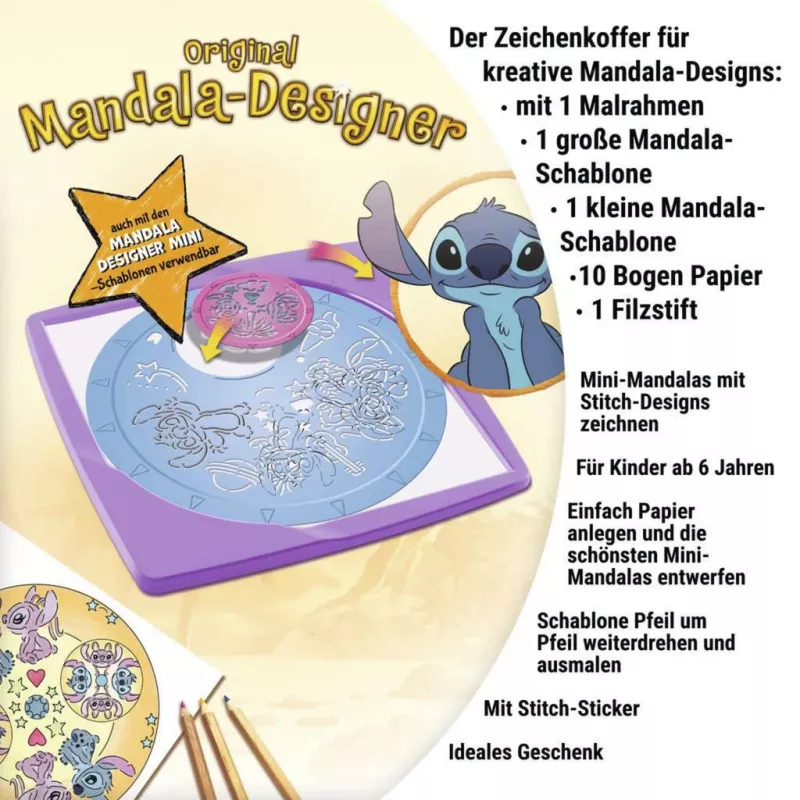 RAVENSBURGER Mandala Designer Midi - Disney Stitch