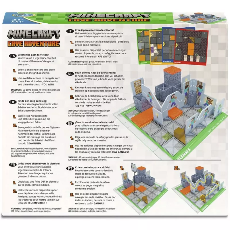 Ravensburger Minecraft Cave Adventure Board Game Expansion
