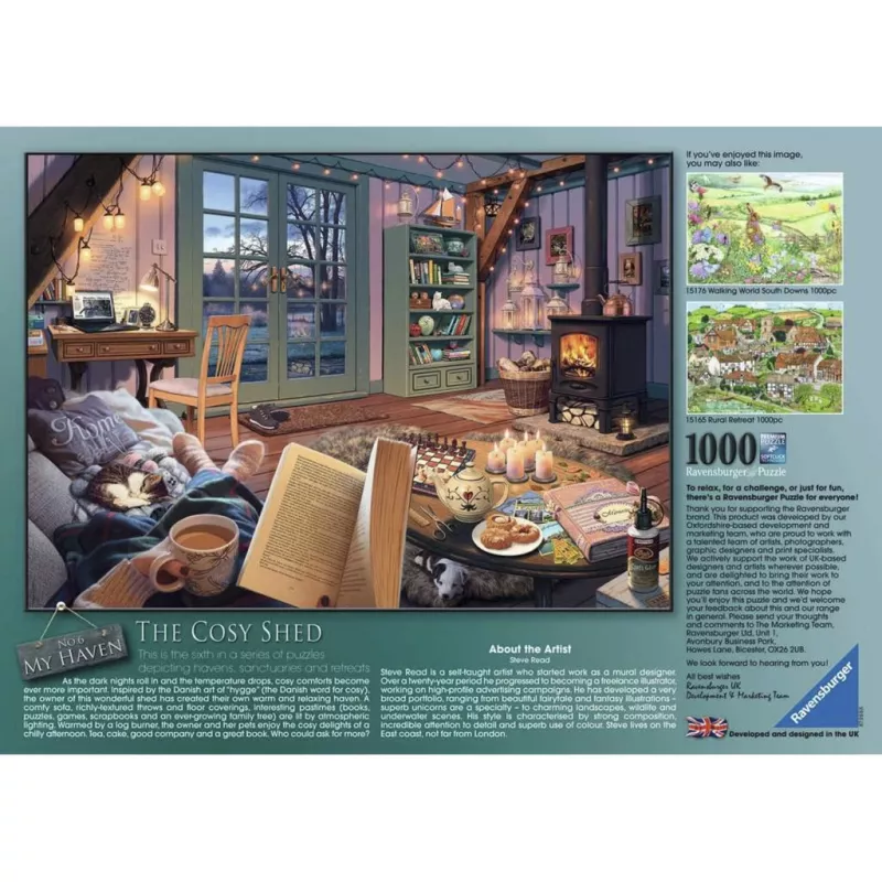 RAVENSBURGER Puzzle My Haven Cozy Garden Shed (1000 Pieces)