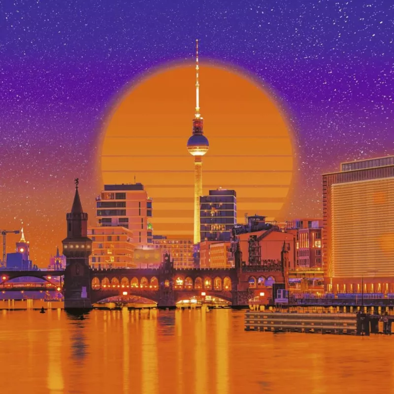 Ravensburger Puzzle Neon Collection Berlin (500 Pieces)