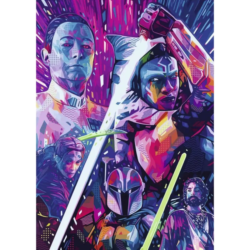 Ravensburger Puzzle Star Wars The Hyperspace Collection: Ahsoka (500 Pieces, Large Pieces)