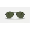 Ray-Ban Aviator Metal II RB3689 Sunglasses Gold Green Polarized 55mm