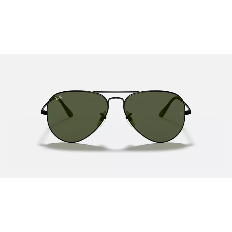 Ray-Ban Aviator Metal II RB3689 Sunglasses Gold Green Polarized 55mm