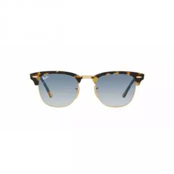 Ray-Ban Clubmaster RB3016 Sunglasses Transparent Grey Blue Gradient 51mm