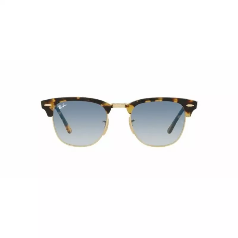 Ray-Ban Clubmaster RB3016 Sunglasses Transparent Grey Blue Gradient 51mm