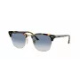 Ray-Ban Clubmaster RB3016 Sunglasses Transparent Grey Blue Gradient 51mm