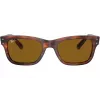 Ray-Ban Frank Unisex Sunglasses RB22839543355 Havana Brown 52mm