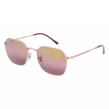 Ray-Ban Hawkeye RB3694 Sunglasses Women Shiny Black Dark Grey Gradient 53mm