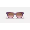 Ray-Ban Junior RB9186S711814 Sunglasses - Square Frame, Dark Blue Lenses, 46mm