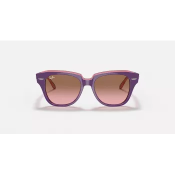 Ray-Ban Junior RB9186S711814 Sunglasses - Square Frame, Dark Blue Lenses, 46mm