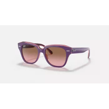 Ray-Ban Junior RB9186S711814 Sunglasses - Square Frame, Dark Blue Lenses, 46mm