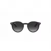 Ray-Ban Junior RJ9064S70218G Children's Sunglasses, Round, Transparent Pink Frame, Grey Gradient Lens, 44 mm