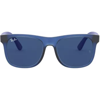 Ray-Ban Junior RJ9069S706080 Children's Sunglasses Phantos Transparent Blue Grey Classic 48mm