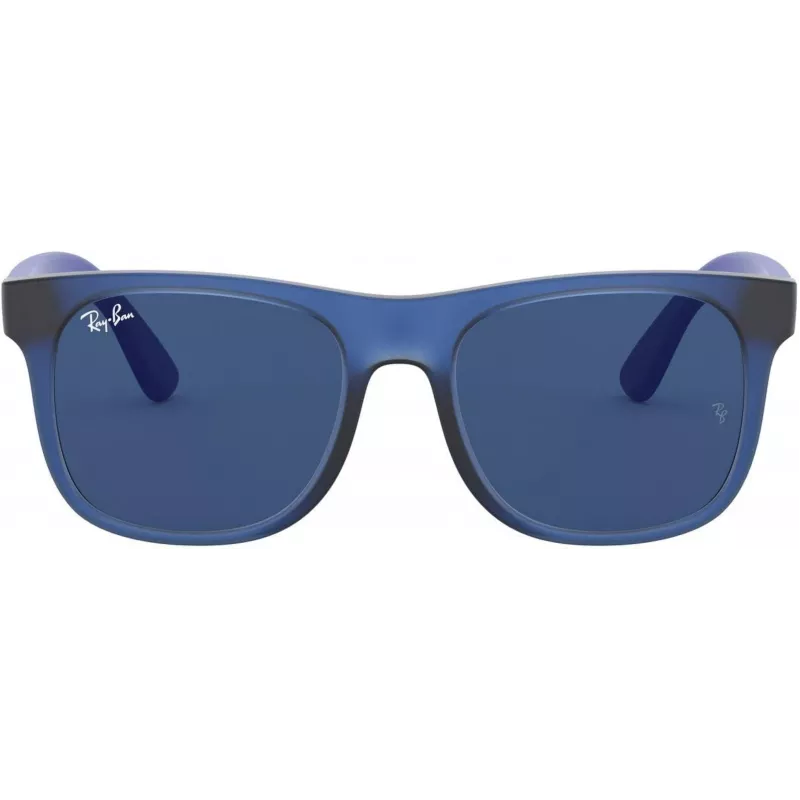 Ray-Ban Junior RJ9069S706080 Children's Sunglasses Phantos Transparent Blue Grey Classic 48mm