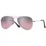 Ray-Ban Junior RJ9506S2117E5 Children's Sunglasses, Rectangular, Transparent Pink Frame, Light Brown Gradient Pink Lens, 52/14/125 mm