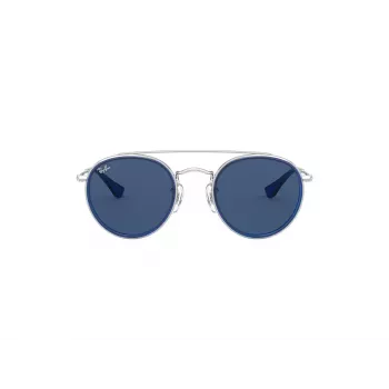 Ray-Ban Junior RJ9647S212804 Children's Sunglasses - Shiny Black/Grey - 46/21/130 mm