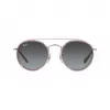 Ray-Ban Junior RJ9647S2908G4 Children's Sunglasses, Square, Transparent Grey Frame, Grey Gradient Lens, 46 mm Lens Width
