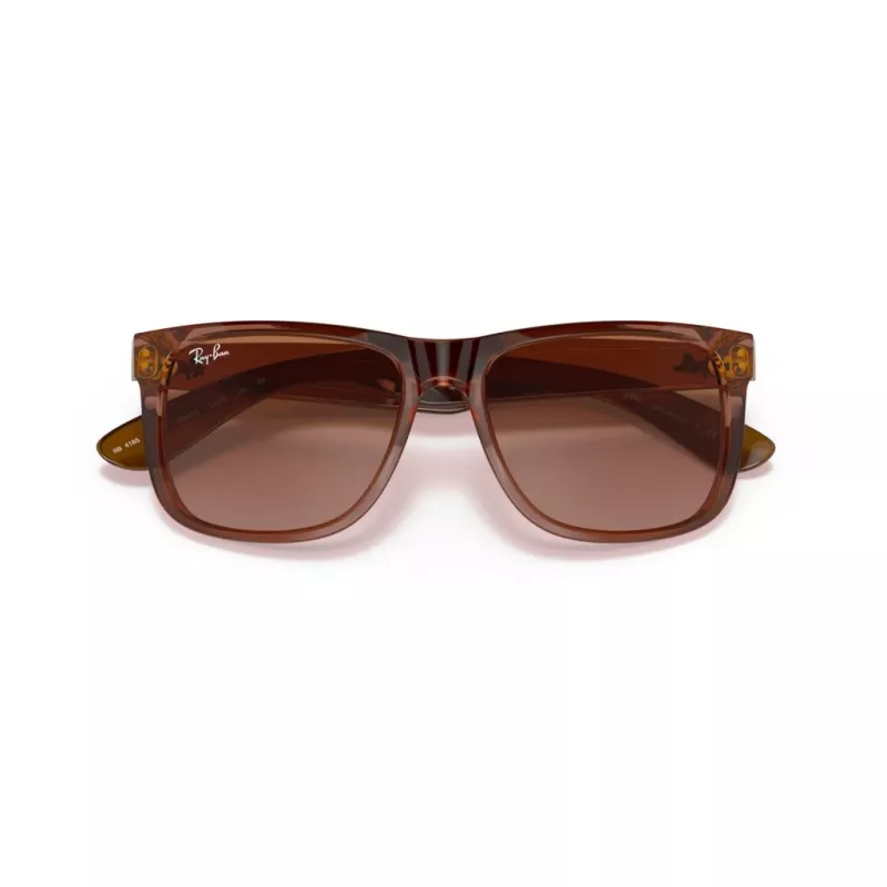 Ray-Ban Justin Sunglasses RB4165 659413 55-16-145 Rubber Havana Brown Gradient