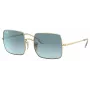 Ray-Ban RB1971-001-3M Square 1971 Sunglasses Gold Frame Classic G-15 Green Lens 54mm