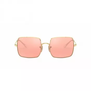 Ray-Ban RB1971 Square 1971 Classic Sunglasses Gold Pink-Brown Gradient 54mm