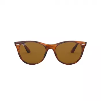 Ray-Ban RB2185 Wayfarer II Sunglasses Striped Havana Brown Gradient 52mm
