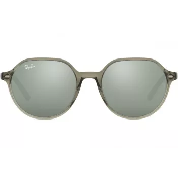 Ray-Ban RB2195 Hawkeye Sunglasses Transparent Grey Light Blue/Violet Gradient 51mm