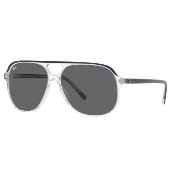 Ray-Ban RB2198 The Hawkeye Sunglasses Transparent Grey Blue Gradient 56/14/145 mm Unisex
