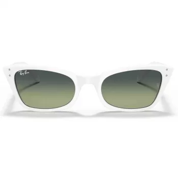 Ray-Ban RB2299975BH52 Lady Burbank Sunglasses, Women's, Acetate Frame, Striped Brown, Square, Gradient Lens, 52/21/145 mm