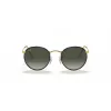 Ray-Ban RB3447JM91967 Sunglasses Unisex Round Metal Gold Frame Dark Green Lens 50/21/145 mm